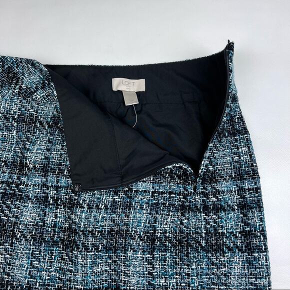 Loft Petite Womens Tweed Skirt Sz 10P - Picture 3 of 9